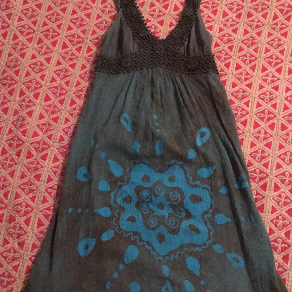 Hand dyed summer dress